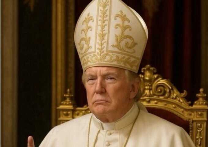 Американские католики раскритиковали Трампа за пост с его изображением в образе папы римского